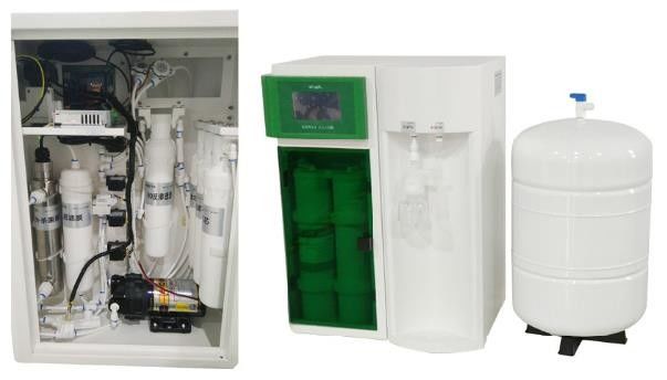 Μηχανή επεξεργασίας νερού με αντίστροφη όσμωση 10LPH Εμπορικό εργοστάσιο 10Lph Ro για εργαστηριακή χρήση