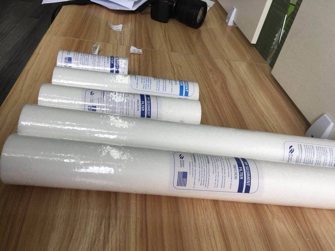 5 μικρό 10» εξαρτήματα συστημάτων CartridgeRO φίλτρων νερού κασετών φίλτρων ιζημάτων PP φίλτρο