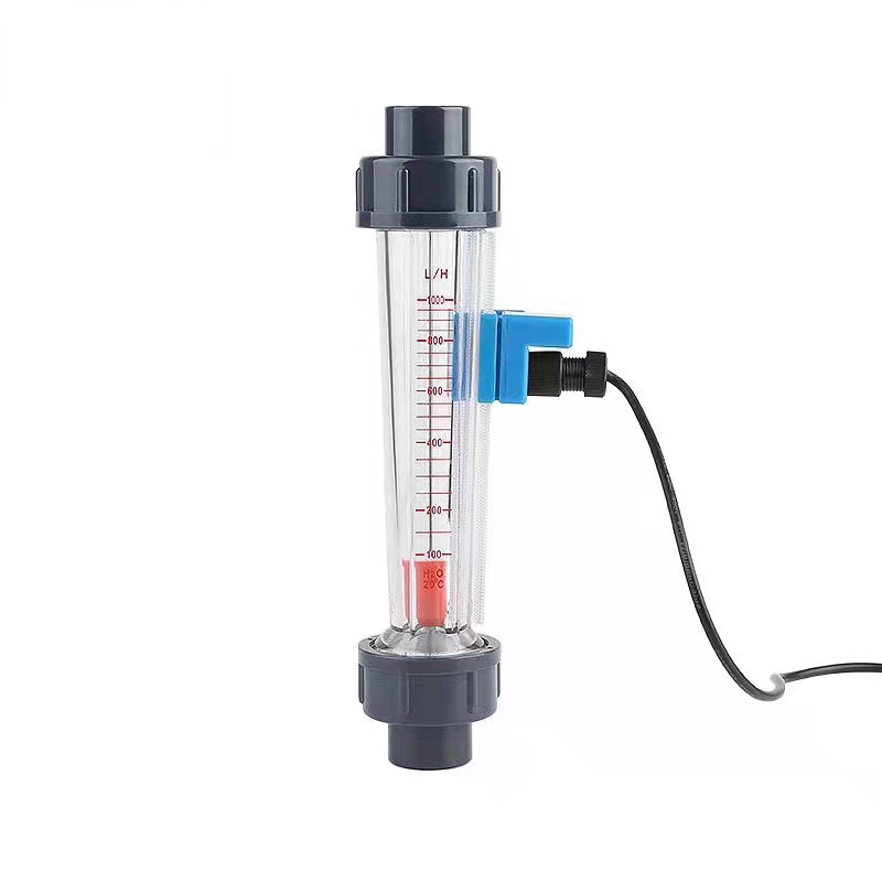 Η ακρυλική επιτροπή σύνδεσης 5GPM cOem PVC/SS τοποθετεί Flowmeter το μετρητή ροής του νερού για RO