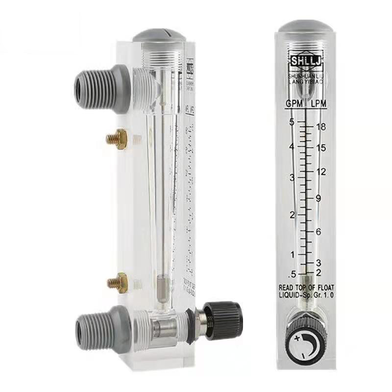 Η ακρυλική επιτροπή σύνδεσης 5GPM cOem PVC/SS τοποθετεί Flowmeter το μετρητή ροής του νερού για RO