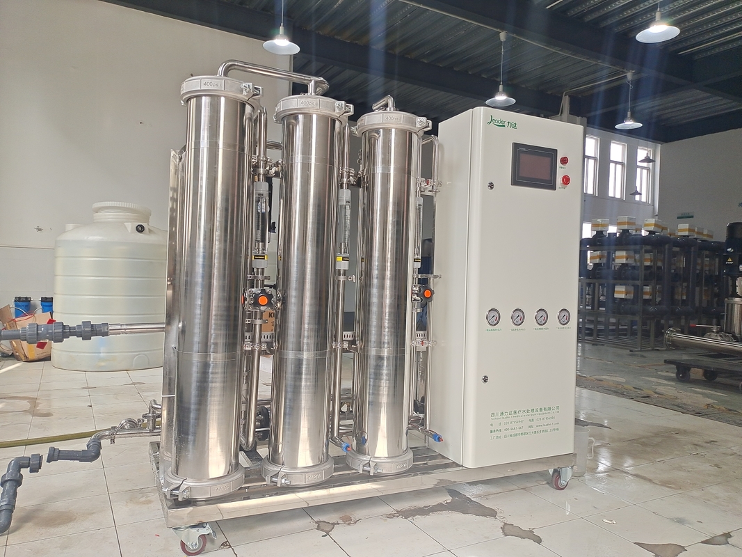 Υλικό 1000LPH διπλό σκηνικό RO σύστημα SS με τη UV απολύμανση