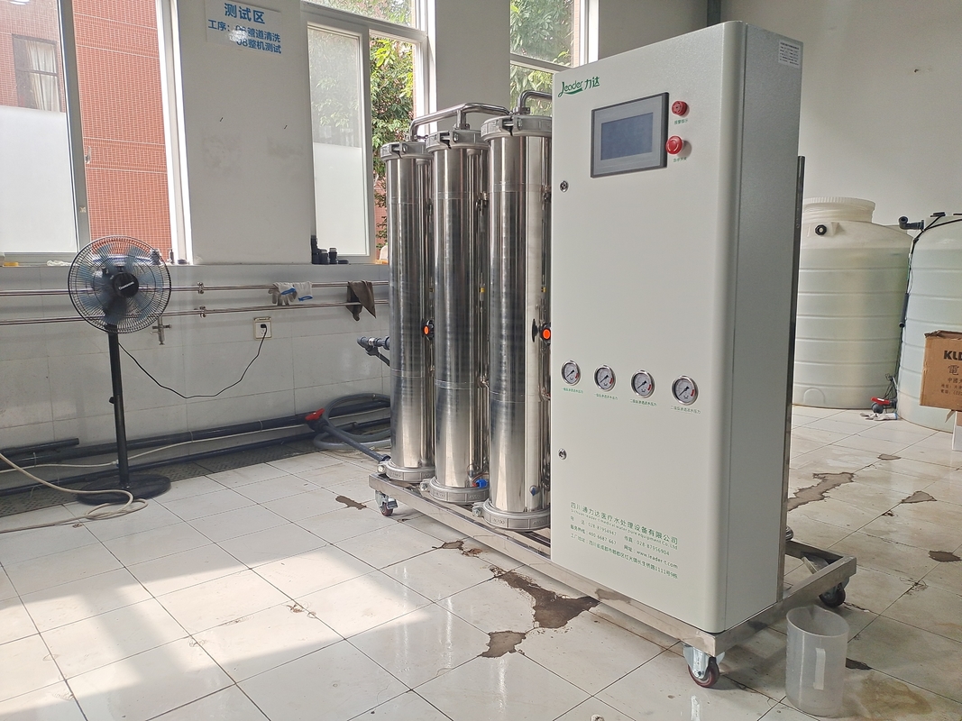 Υλικό 1000LPH διπλό σκηνικό RO σύστημα SS με τη UV απολύμανση