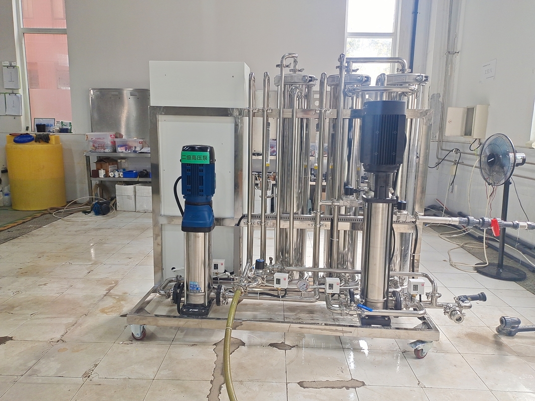 Υλικό 1000LPH διπλό σκηνικό RO σύστημα SS με τη UV απολύμανση