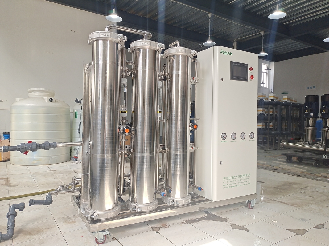 1200LPH διπλό σύστημα σκηνικής αντίστροφης όσμωσης για την αφαλάτωση