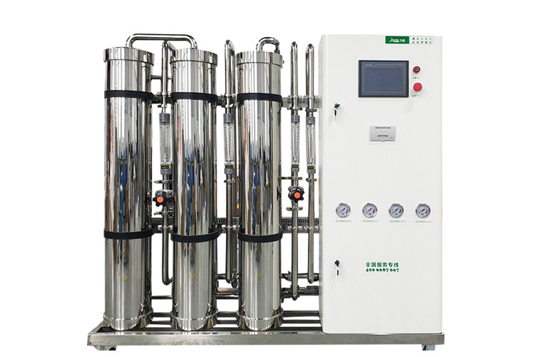 Διπλό σύστημα 1500L/h σκηνικής αντίστροφης όσμωσης διήθησης νερού